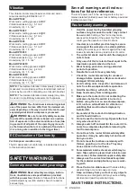 Preview for 10 page of Makita RP1802 Instruction Manual