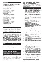 Предварительный просмотр 10 страницы Makita RP1803 Instruction Manual