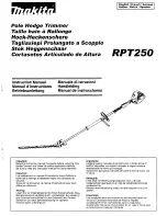 Makita RPT250 Instruction Manual preview