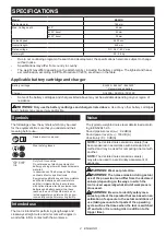 Preview for 2 page of Makita RS001GM Instruction Manual