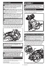 Preview for 10 page of Makita RS001GM Instruction Manual