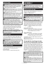 Preview for 11 page of Makita RS001GM101 Instruction Manual
