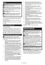 Preview for 13 page of Makita RS001GM101 Instruction Manual
