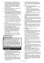 Предварительный просмотр 18 страницы Makita RS001GM101 Instruction Manual