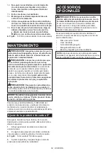 Предварительный просмотр 64 страницы Makita RS001GM101 Instruction Manual