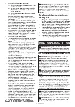 Preview for 9 page of Makita RS001GZ Instruction Manual