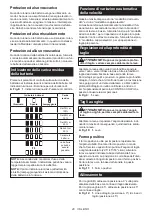 Preview for 40 page of Makita RS001GZ Instruction Manual