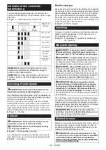 Preview for 107 page of Makita RS002G Instruction Manual