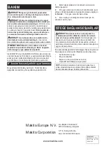 Preview for 140 page of Makita RS002G Instruction Manual