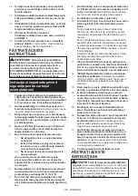 Предварительный просмотр 102 страницы Makita RS002GZ Instruction Manual