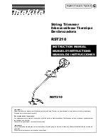 Предварительный просмотр 1 страницы Makita RST210 Instruction Manual