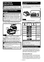 Предварительный просмотр 7 страницы Makita RT001GZ18 Instruction Manual