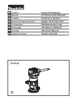 Makita RT0700C Navod K Obsluze preview