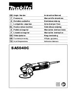 Makita SA5040C Instruction Manual preview