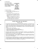 Preview for 9 page of Makita SC190DW Instruction Manual