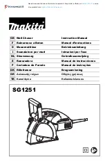 Preview for 1 page of Makita SG1251J Instruction Manual