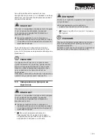 Preview for 17 page of Makita sg150 Instruction Manual