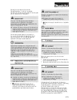 Preview for 213 page of Makita sg150 Instruction Manual