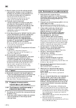 Предварительный просмотр 274 страницы Makita sg150 Translation Of The Original Instruction Manual