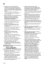 Предварительный просмотр 276 страницы Makita sg150 Translation Of The Original Instruction Manual