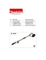 Preview for 1 page of Makita SL 7000 Instruction Manual