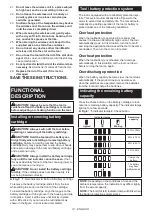 Preview for 14 page of Makita SP001G Instruction Manual