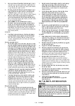 Предварительный просмотр 139 страницы Makita SP001G Instruction Manual