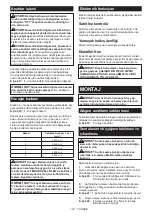 Предварительный просмотр 143 страницы Makita SP001G Instruction Manual