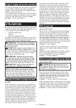 Preview for 30 page of Makita SP001GZ03 Instruction Manual