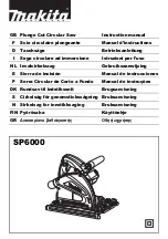 Предварительный просмотр 1 страницы Makita SP6000J1X Instruction Manual