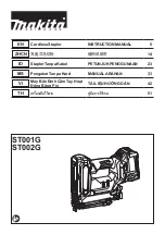 Preview for 1 page of Makita ST001G Instruction Manual