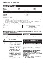 Preview for 5 page of Makita ST001G Instruction Manual