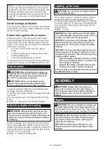 Предварительный просмотр 10 страницы Makita ST001G Instruction Manual