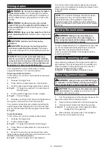Предварительный просмотр 12 страницы Makita ST001G Instruction Manual