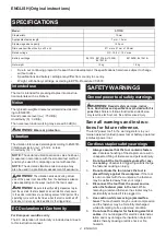 Preview for 4 page of Makita ST113D Instruction Manual