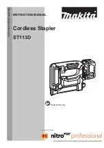 Makita ST113DZ Instruction Manual предпросмотр