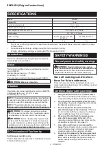 Preview for 4 page of Makita ST113DZJ Instruction Manual