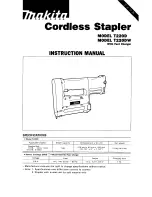 Preview for 1 page of Makita T220D Instruction Manual