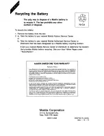Preview for 16 page of Makita T220D Instruction Manual