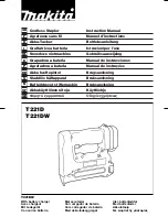 Preview for 1 page of Makita T221D Instruction Manual