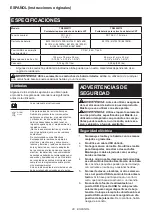 Preview for 28 page of Makita TD00000110 Instruction Manual