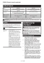 Preview for 86 page of Makita TD00000110 Instruction Manual