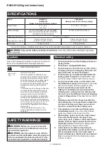 Preview for 3 page of Makita TD00000148 Instruction Manual