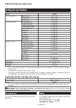 Preview for 5 page of Makita TD001G Instruction Manual