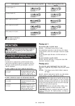 Preview for 62 page of Makita TD001G Instruction Manual