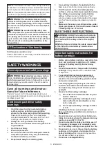 Preview for 5 page of Makita TD111D Instruction Manual