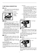 Preview for 5 page of Makita TD127D Instruction Manual