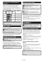 Preview for 8 page of Makita TL064DSAE Instruction Manual