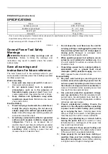 Preview for 2 page of Makita TM3010CX5 Instruction Manual