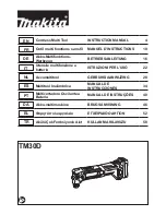 Makita TM30D Instruction Manual preview